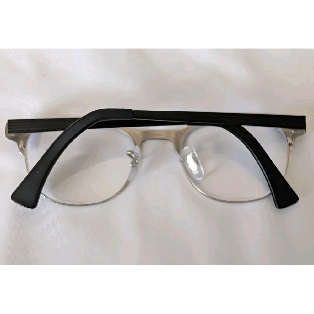 Ray-Ban RB‎ 6317 2832 49-20-140 Black/Silver Eyeglasses Frame Only